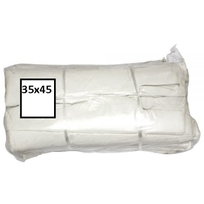 SACOLA BRANCA 35X45 (1KG)